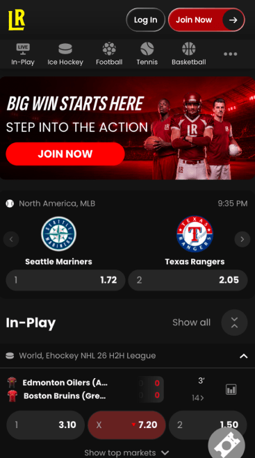 Lucky Rollers Casino Sport betting
