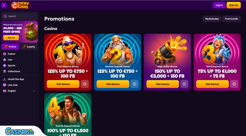 LuckyGans Casino Promotions
