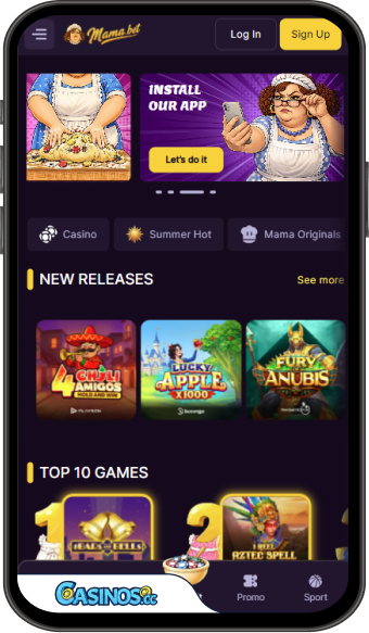 MamaBet Casino Mobile App