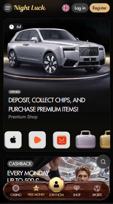 Night Luck Casino Bonuses
