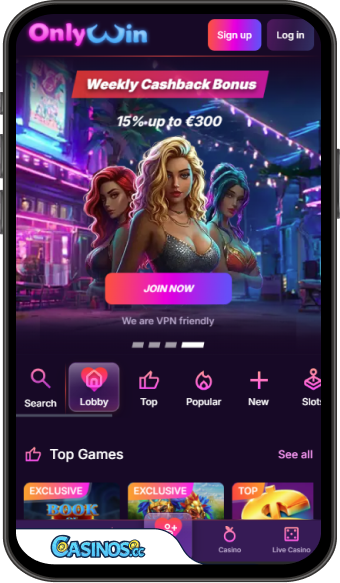 Onlywin Casino Mobile App