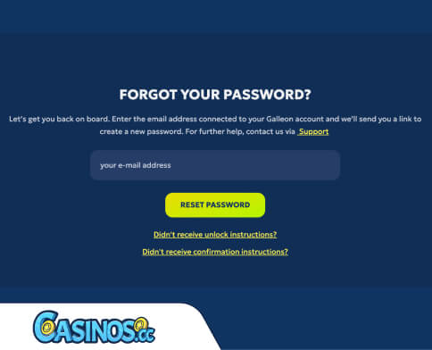 Problems Logging In_ at Galleon Casino