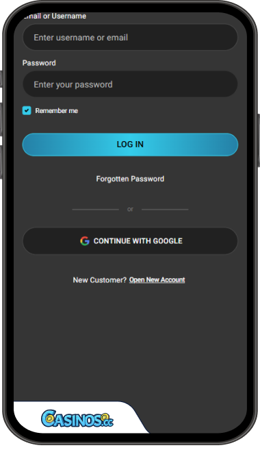 SilverPlay Casino Login from Mobile
