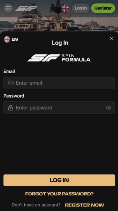 SpinFormulCasino Sign Up