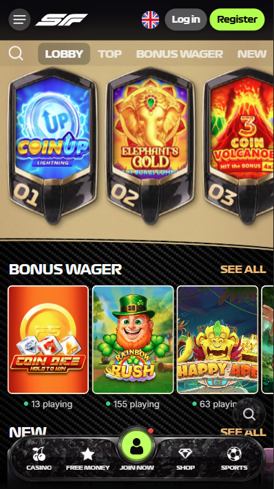 SpinFormula Casino Games