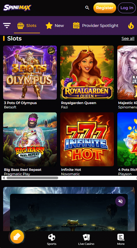 Spinimax Casino Games