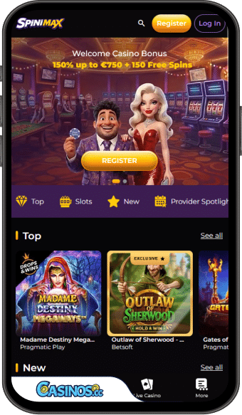 Spinimax Casino Mobile App