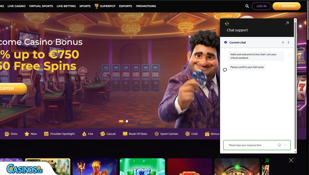 Spinimax Casino Support