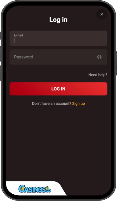 WinKingdom Casino Login from Mobile