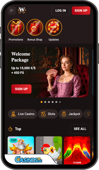WinKingdom Casino Mobile App