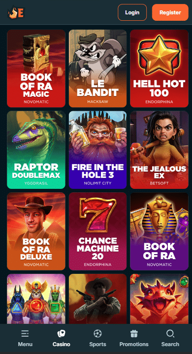 EmberBet Casino Games