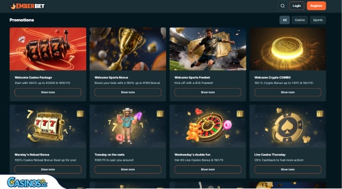EmberBet Casino Promotions