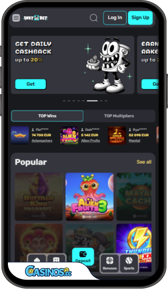 Inky Casino Mobile App
