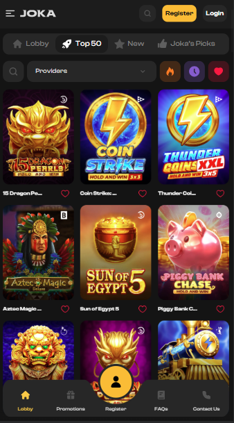 Joka Casino Games