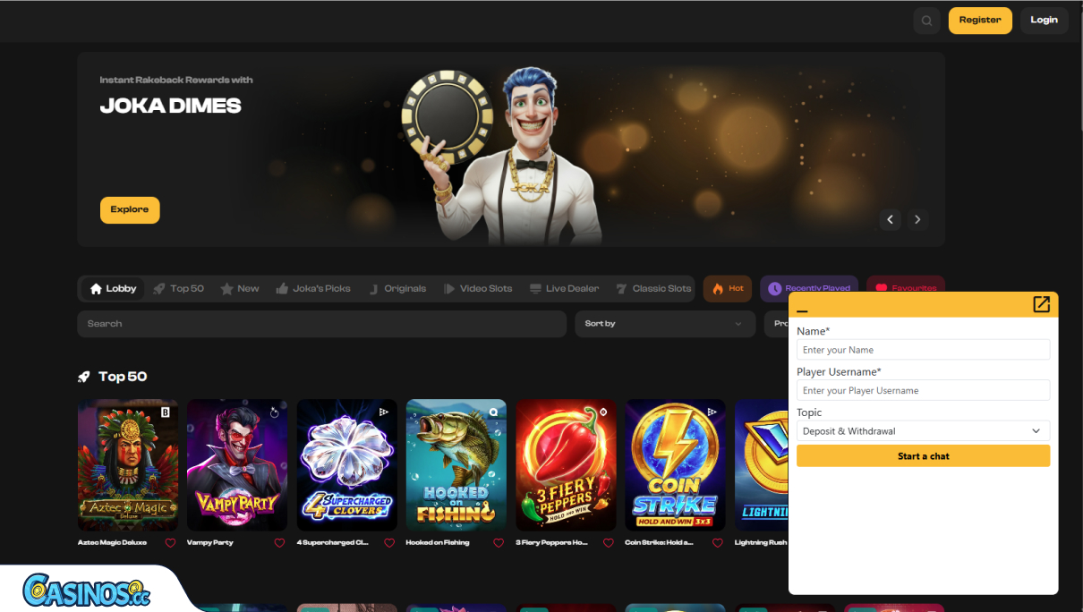 Joka Casino Support