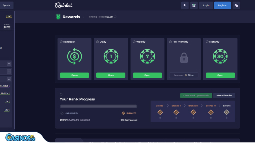 RainBet Casino VIP program