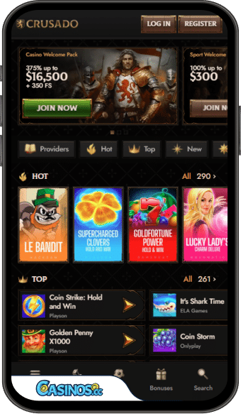 Crusado Casino Mobile App