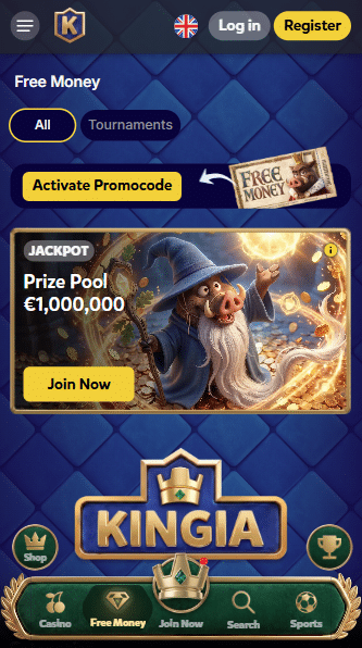 Kingia Casino Bonuses