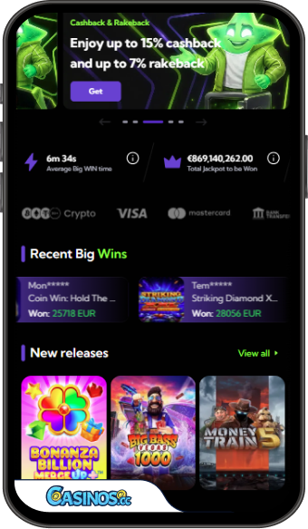LuckyBoom Casino Mobile App