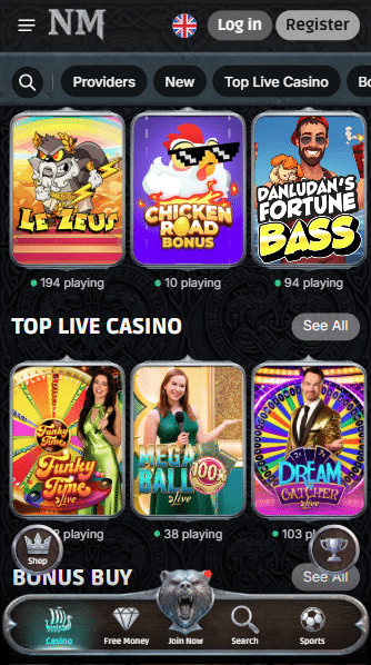 NorseMania Casino Lobby