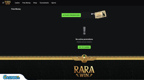 RaraWin Casino Promotions